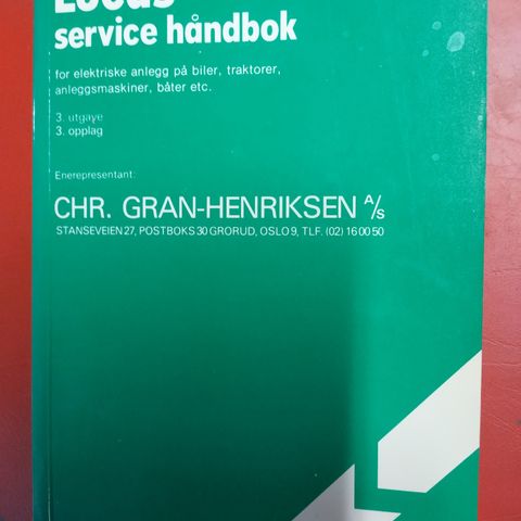 Service bok for elektrisk anlegg