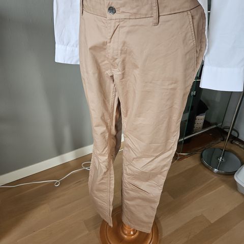 Beige chinos fra Tommy Hilfiger, str.33/32