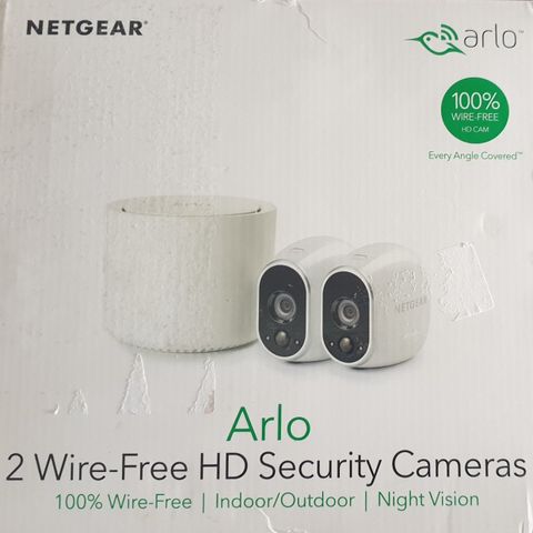 Arlo Base WMB3500 og 2xArlo HD sikkerhetskamera VMC3030