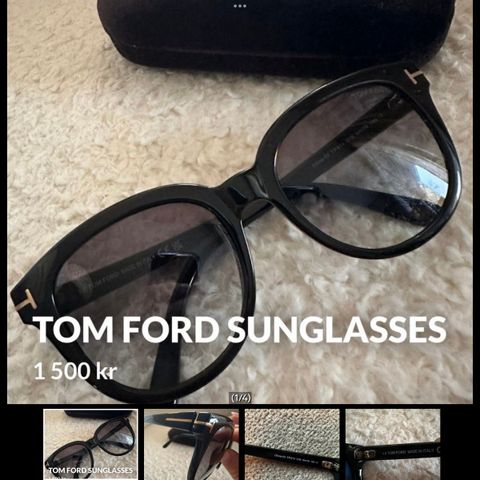 Tom Ford Solbriller selges billig