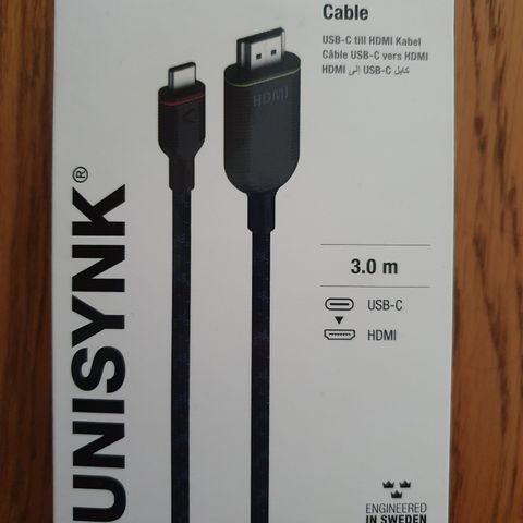 Unisynk USB-C to HDMI cable
