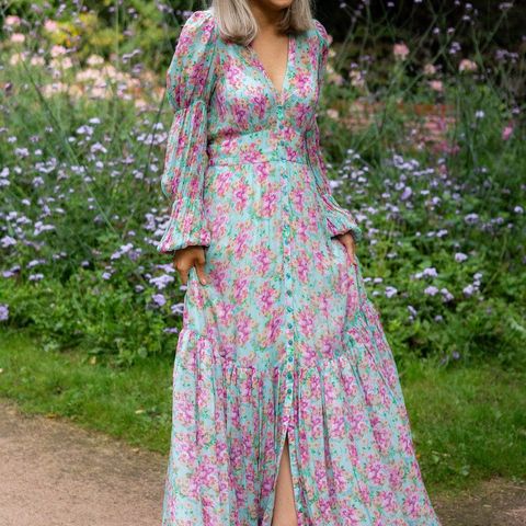 ByTiMo Georgette Maxi dress til leie