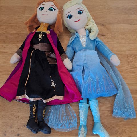 Anna og Elsa selges samlet 90kr