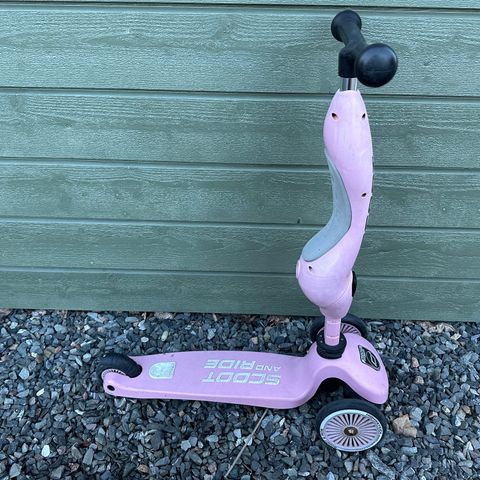 Scoot and Ride - Rosa Sparkesykkel barn