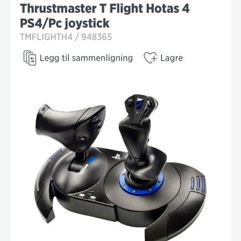 Thrustmaster T Flight Joystick (PS4/PC)