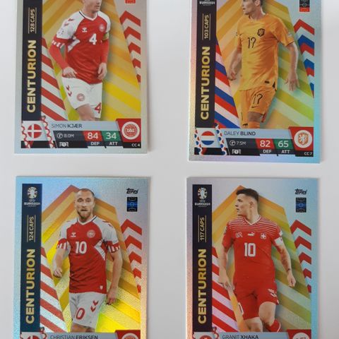 TOPPS UEFA EURO 2024 Germany kort (CENTURION) Salg/Bytte