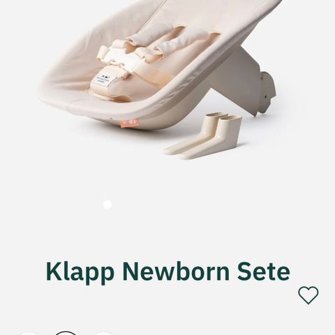 Kaos Klapp newborn Seat