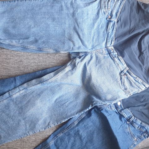 2 jeans for gravide str L og XL