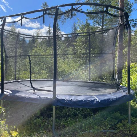 Jumpking oval trampoline ca 4,5 x 2,9 meter