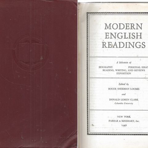 Modern English Readings   - Farrar & rinhart  1942