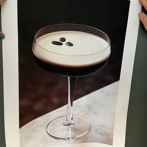 Poster/plakat espresso martini