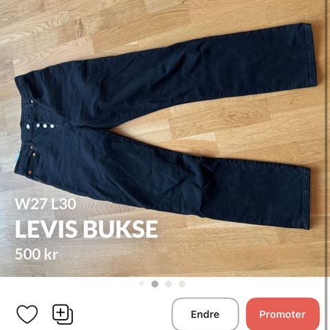 Levis bukser og jakker