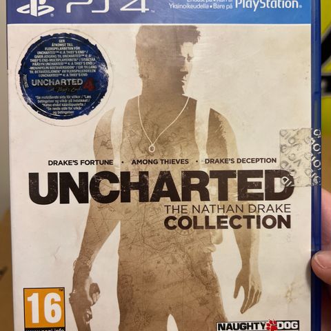 Uncharted ps4 spill selges