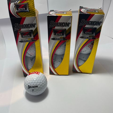 9 stk Srixon Z Star 3 Golfballer - NYE!