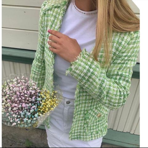 Tweed blazer fra Zara!