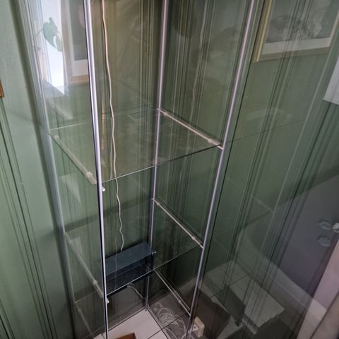 IKEA Detolf vitrineskap glass