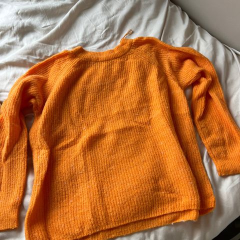 Oransje genser fra cubus str M