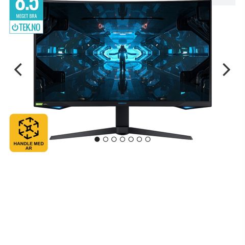 Selger gaming monitor 240hz 2550x1440p  qled . Veldig bra til ps5 og pc