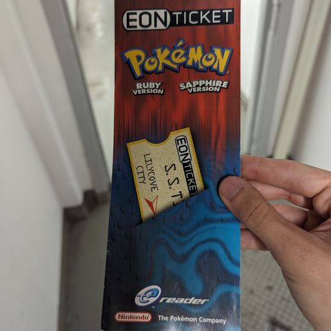 Pokémon Ruby & Sapphire - Eon Ticket