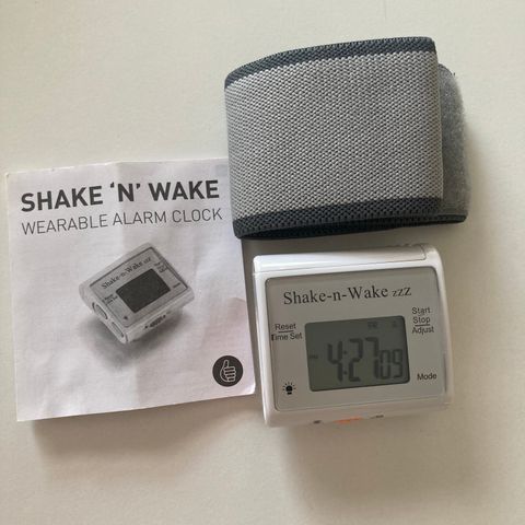 Ny pris! Vibrerende vekkeklokke 2 i 1 Shake-n-Wake