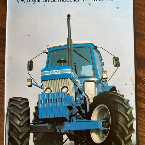Brosjyre av Ford Serie 10 traktorer - 3/1983