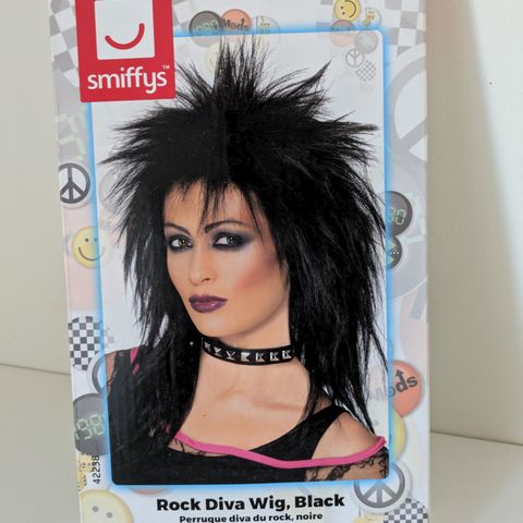 Rock diva wig