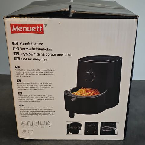 Menuett airfryer