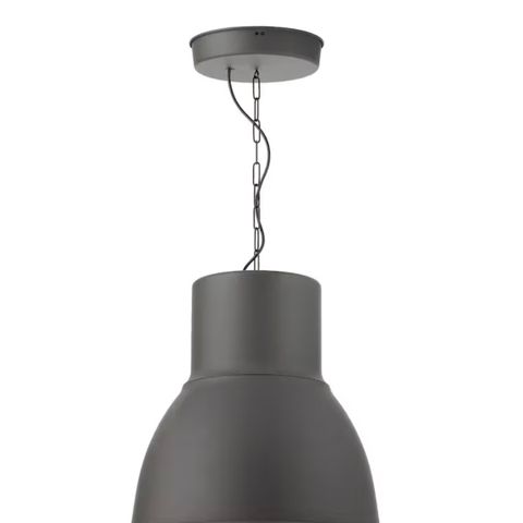 HEKTAR Taklampe, mørk grå, 47 cm