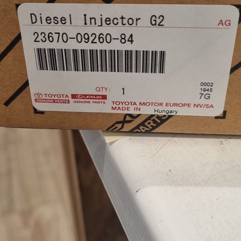 Injector/dyser Avensis