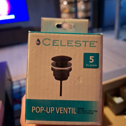 Pop-up ventil (helt ny)