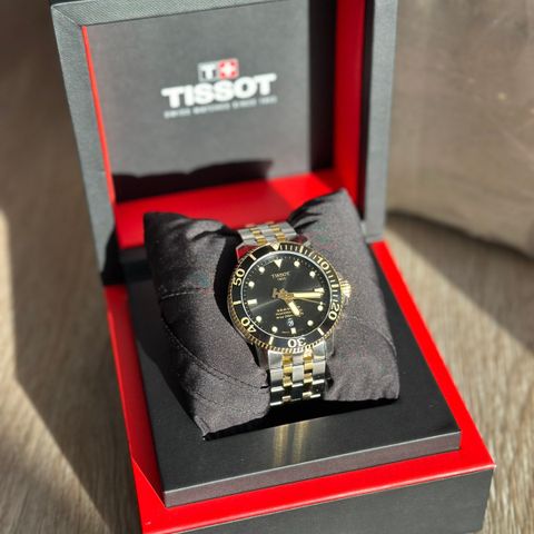 NY i Eske TISSOT SEASTAR 1000 POWERMATIC 80 Gull 43mm