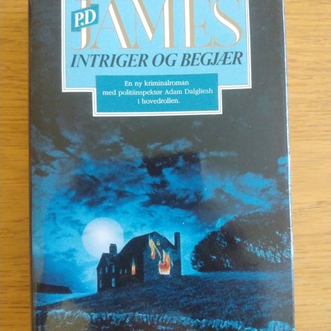 O.D.JAMES. INTRIGER OG BEGJÆR