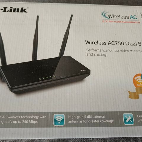 D-Link wireless AC750 Dual Band Router