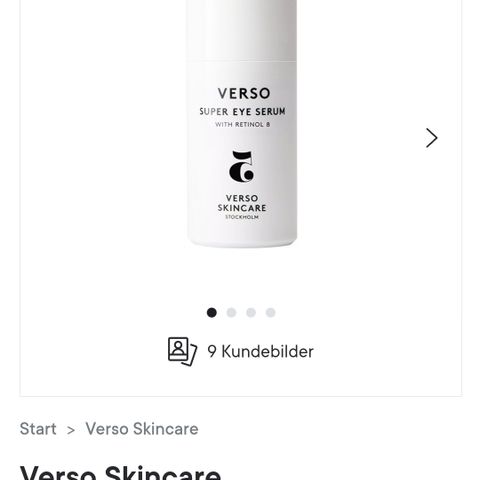 Verso eye serum