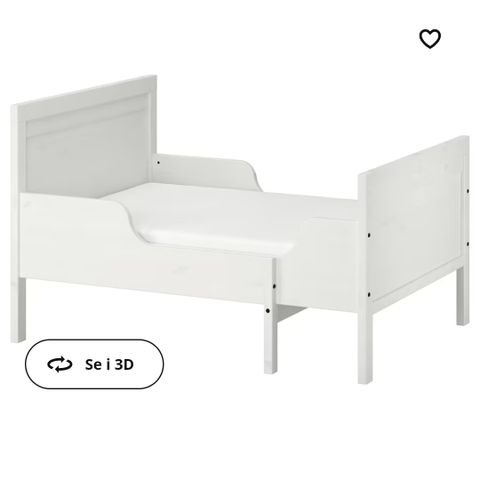 Ikea Sundvik vokseseng/junior seng selges