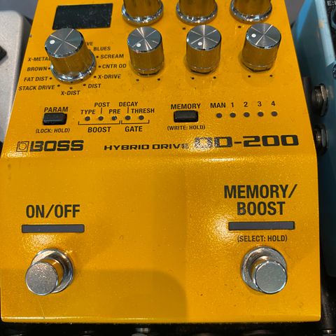 Gitar distortion pedal (boss OD-200)