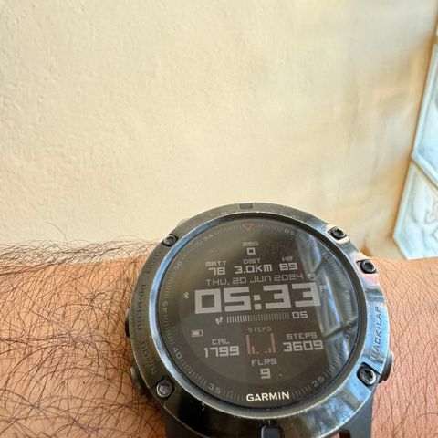 Garmin Fenix 5X til salgs!