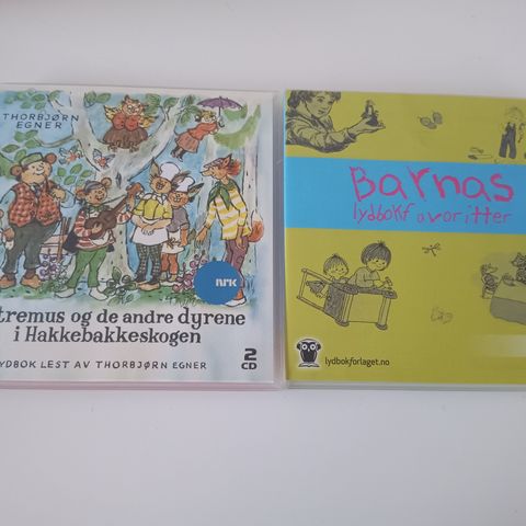 To lydbøker til små barn selges samlet