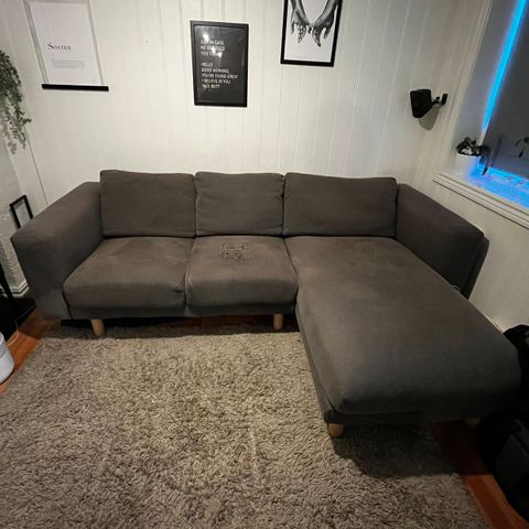 IKEA sofa med sjeselong