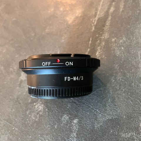 Canon FD - M43 adapter