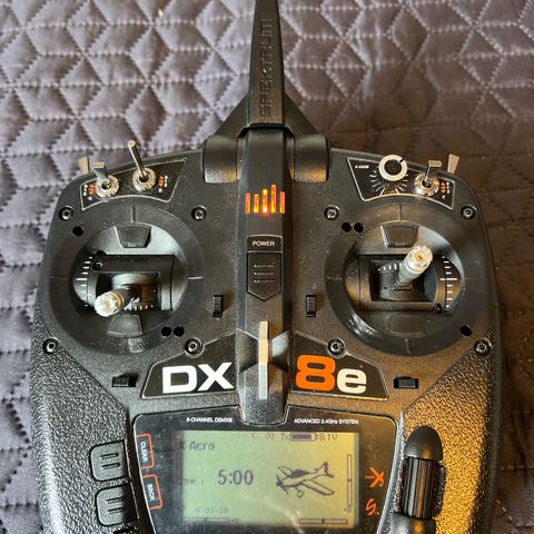 Spektrum DX8e fjernkontroll