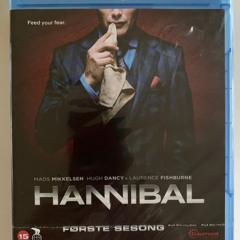 Hannibal første sesong (3 disker, ny i plast), norsk tekst
