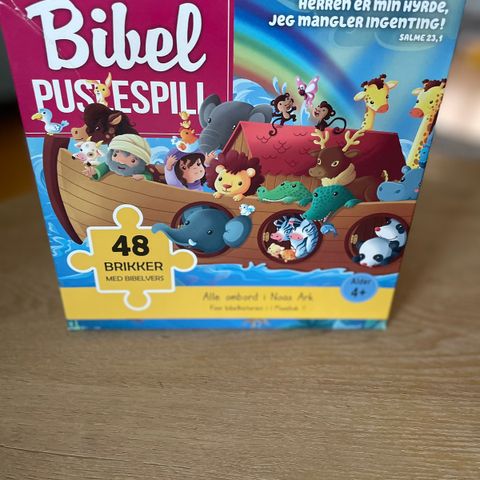 Pent brukt Bibel Puslespill for barn 4 år