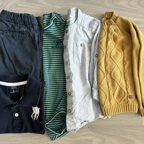 Liten klespakke i str. 92, Gant, Hummel og Newbie