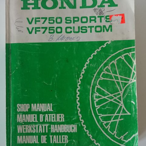 Original Honda 1982 Shop Manual