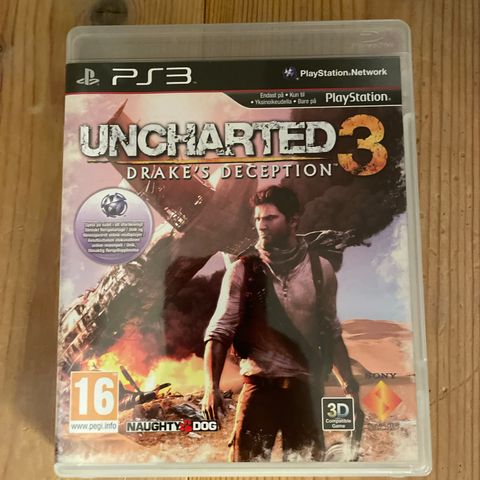 Uncharted 3: Drake's Deception til Playstation 3