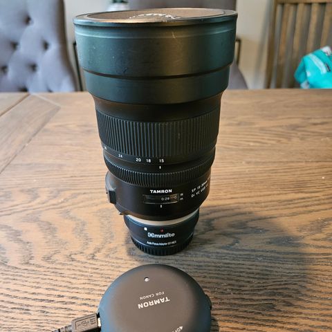 Tamron 15-30 2.8 G2 Canon + Sony adapter