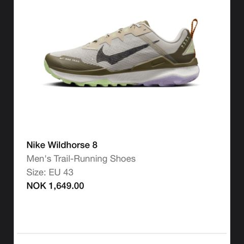 Nike Wild horse 8