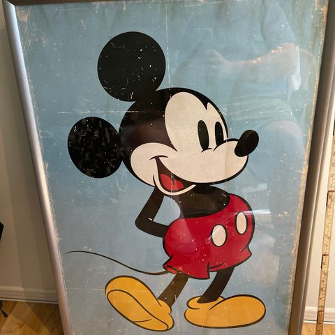 3 flotte bilder med Mickey Mus motiv selges samlet