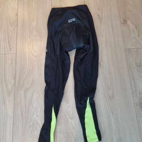 GORE WEAR C3 Partial Gore-Tex Infinium termotights Herre Svart/Gul (Størrelse L)